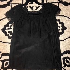 BCBGMAXAZRIA Ruffle Top